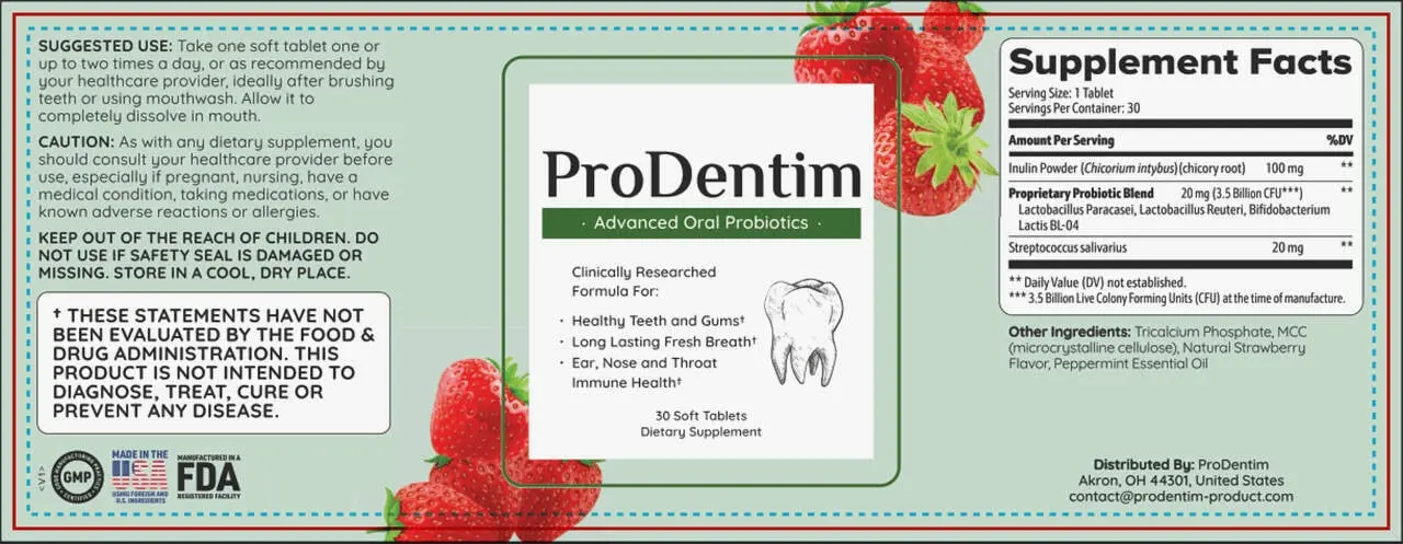ProDentim Lebel